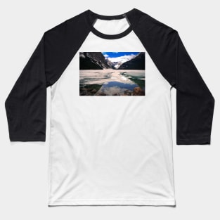 Lake Louise Victoria Glacier Alberta Canada Baseball T-Shirt